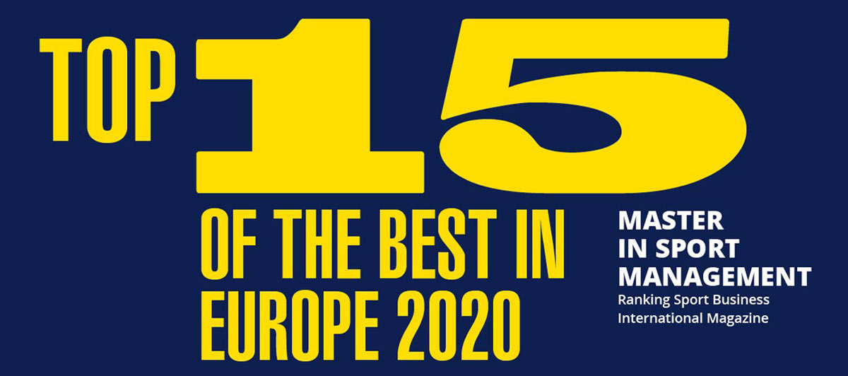 The Master in Sport Management at Johan Cruyff Institute, recognized