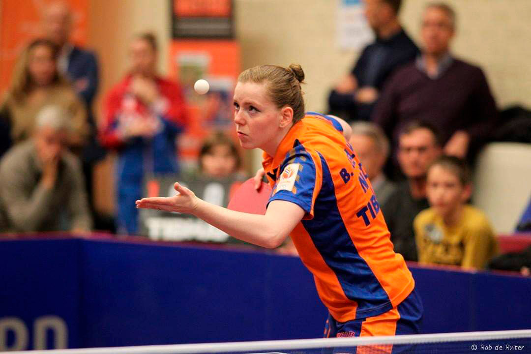 Table tennis player Britt Eerland - motivated in sport - Johan Cruyff Institute