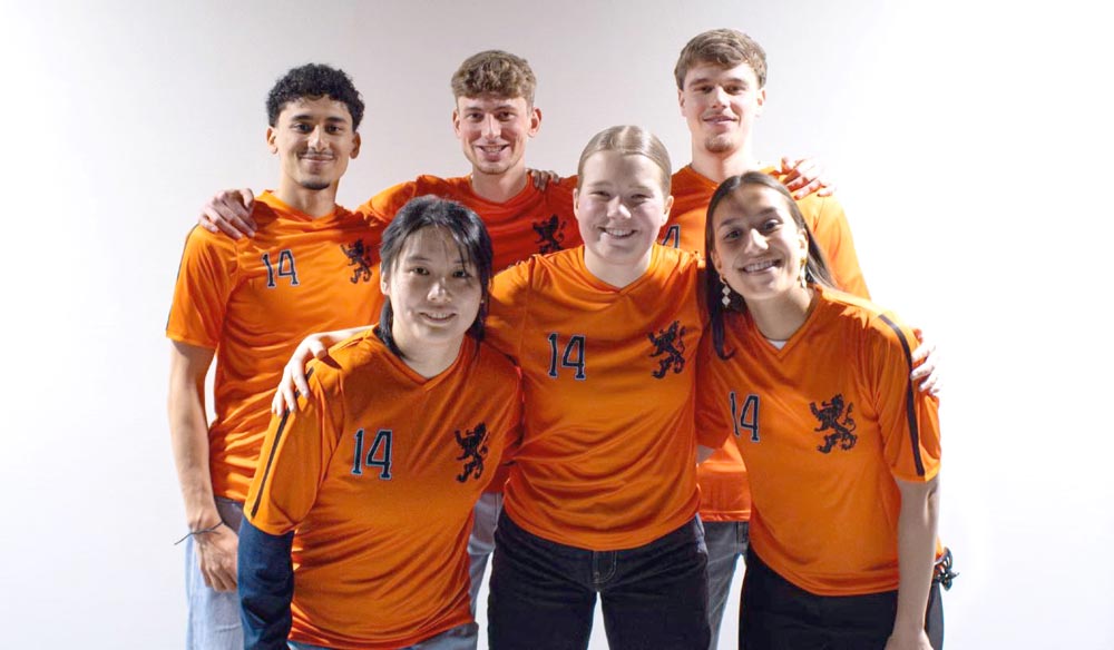 Third-year students of Johan Cruyff Academy Groningen organized the event as part of their minor project.